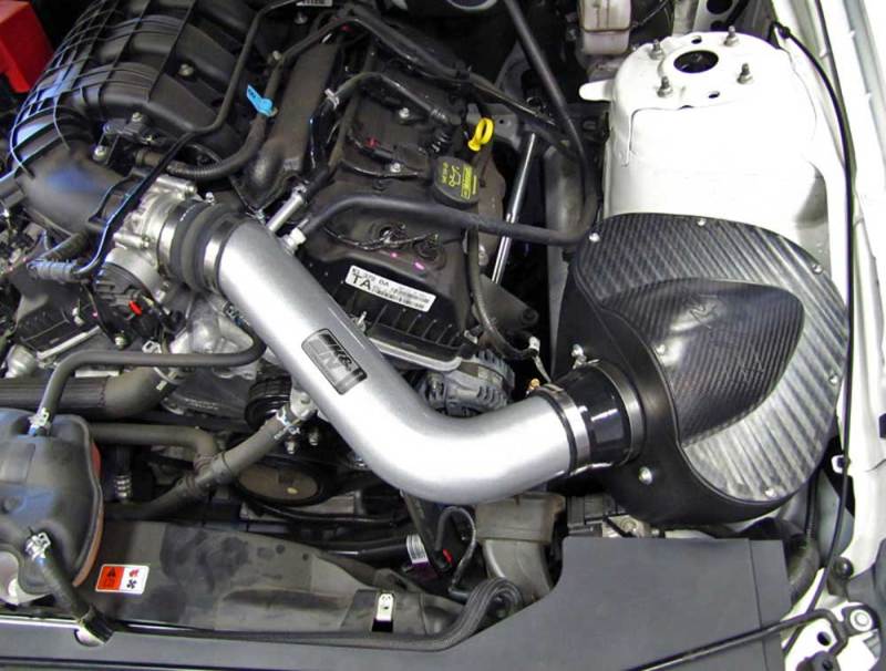 K&amp;N 11-12 Ford Mustang 3.7L V6 Typhoon Cold Air Intake - 69-3529TP