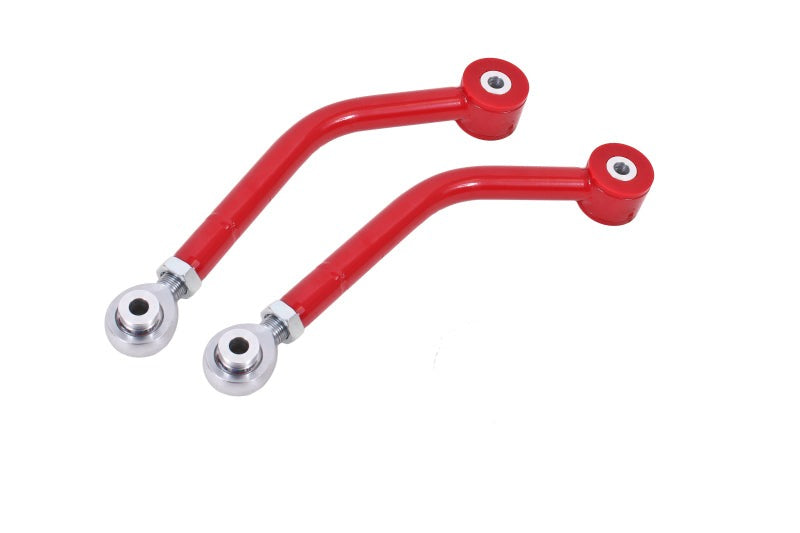 BMR 08-17 Challenger Upper Control Arms Single Adj. Rod Ends (Polyurethane) - Red - UCA111R for 2008-2019 Dodge Challenger - 