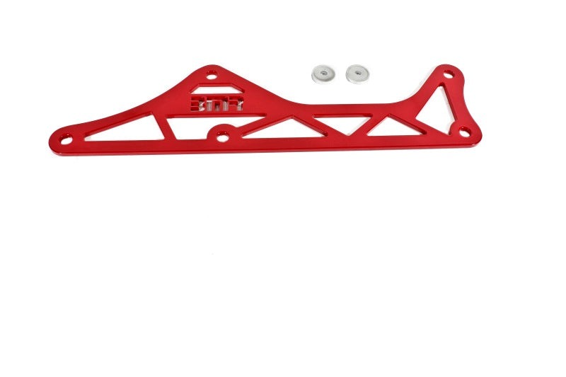 BMR 16-17 6th Gen Camaro Aluminum Driveshaft Tunnel Brace - Red - DTB006R
