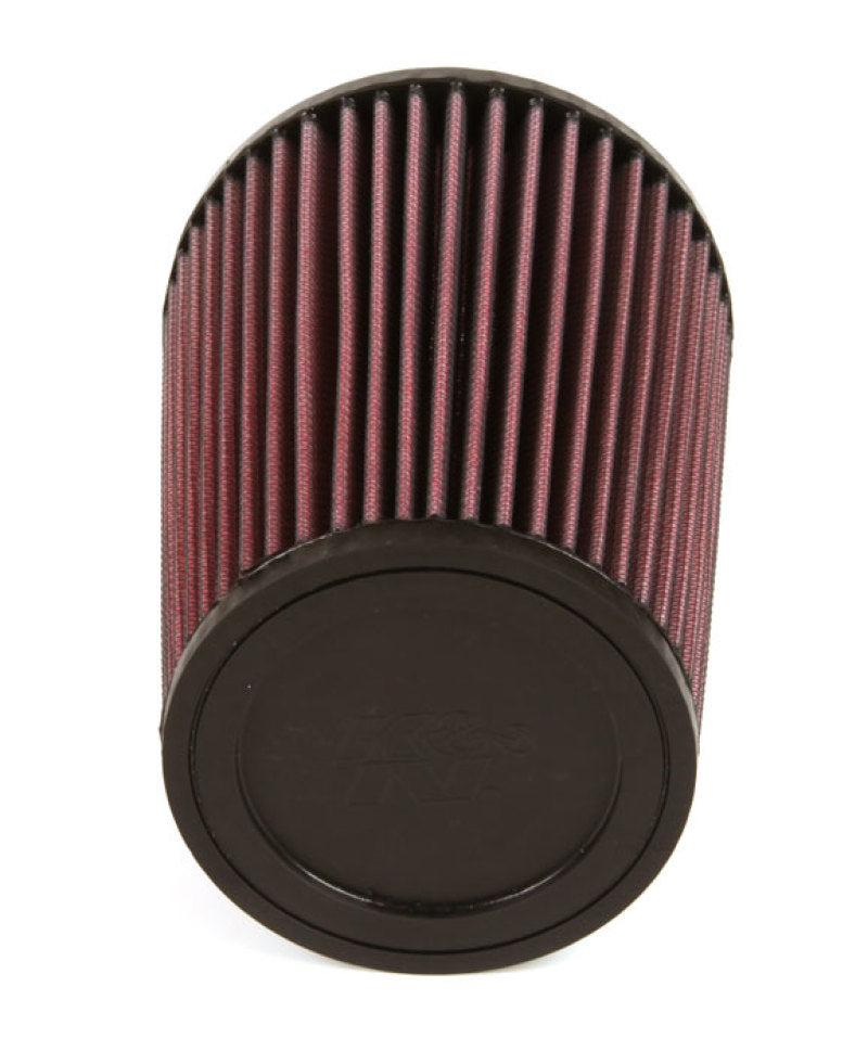 K&N Filter Universal Rubber Filter 4 inch Flange 5 3/8 inch Base 4 3/8 inch Top 7 inch Height - RU-2590