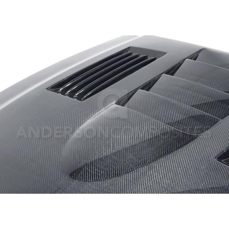 Anderson Composites 10-14 Ford Mustang/Shelby GT500 and 2013-2014 GT/V6 Type-SS Hood - AC-HD1011FDMU-SS
