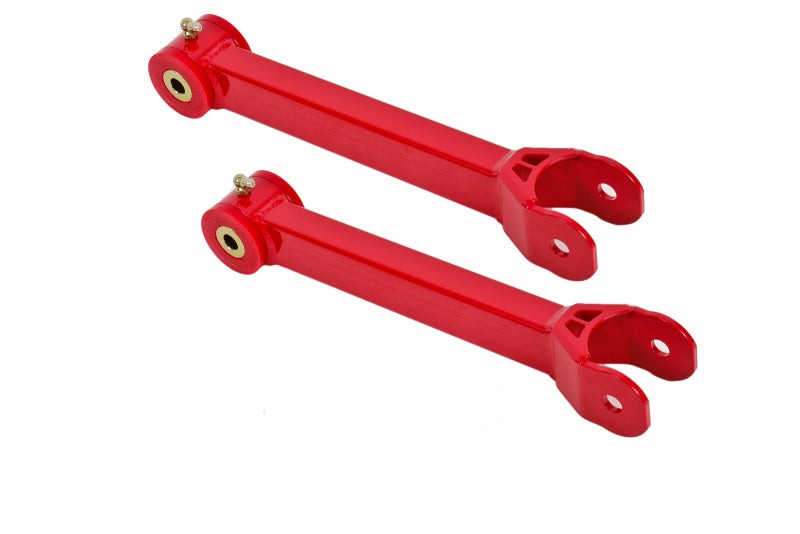 BMR 16-17 6th Gen Camaro Non-Adj. Upper Trailing Arms (Polyurethane) - Red - UTCA058R