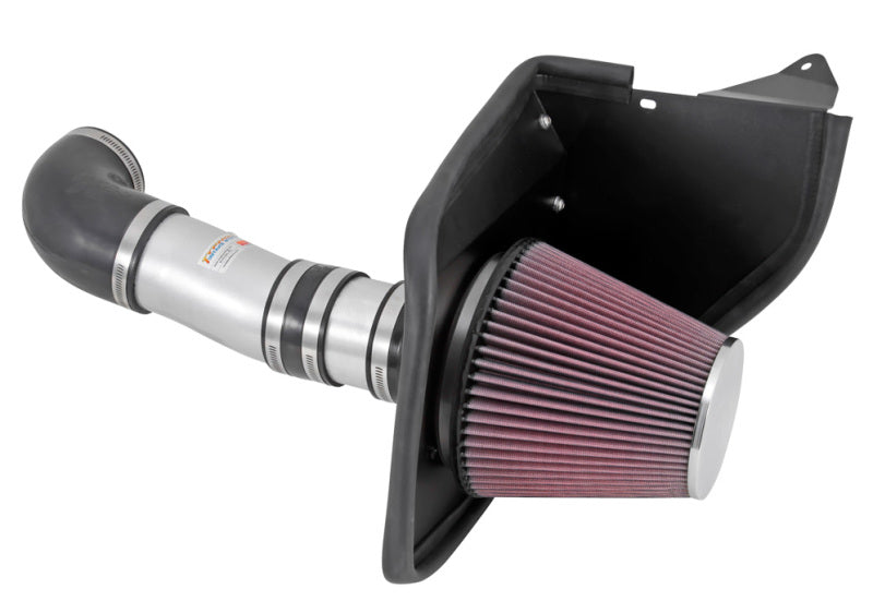 K&N 08-11 Typhoon, Cadillac CTS 3.6L,  3.6L  69 Series Typhoon Perf Intake Kit - 69-4528TS for 2008-2011 Cadillac CTS - angle