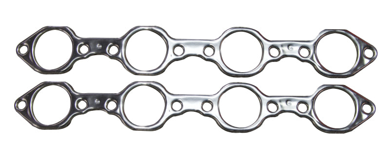 Kooks Small Block Ford Header Gasket 3in Inline Bolt Pattern Multi-Layer Aluminum - PY-8013-AL by Kooks Headers - front view