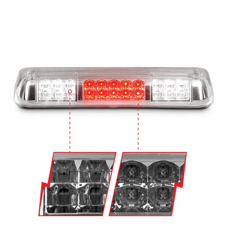 ANZO 2004-2008 Ford F-150 LED 3rd Brake Light Chrome B - Series - 531088