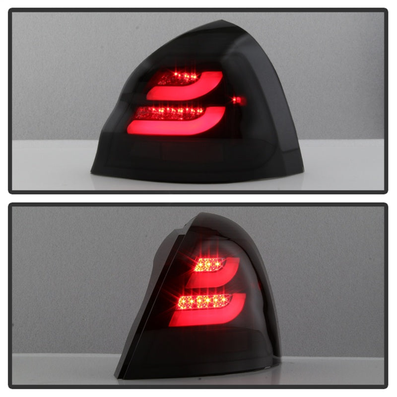 Spyder 04-08 Pontiac Grand Prix Light Bar LED Tail Light - Black Smoke (ALT-YD-PGP04-LED-BSM) - 5084385