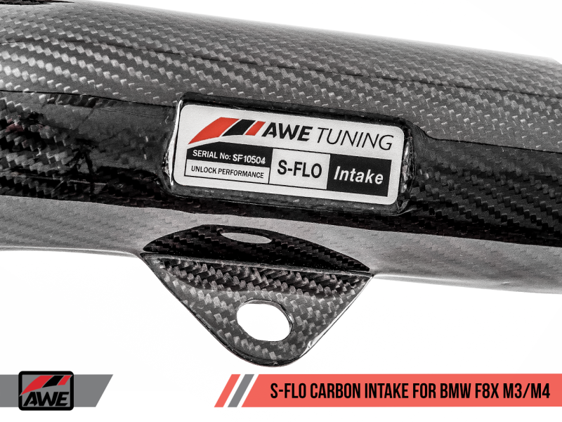AWE Tuning BMW F8x M3/M4 S-FLO Carbon Intake - 2660-13038