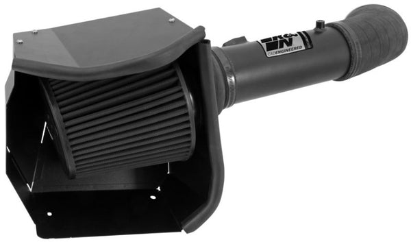 K&N 11-13 Ford F250/F350/F450/F550 Super Duty 6.7L V8 DSL Black Performance Intake Kit - 71-2582 for 2011-2016 Ford F 250 - f
