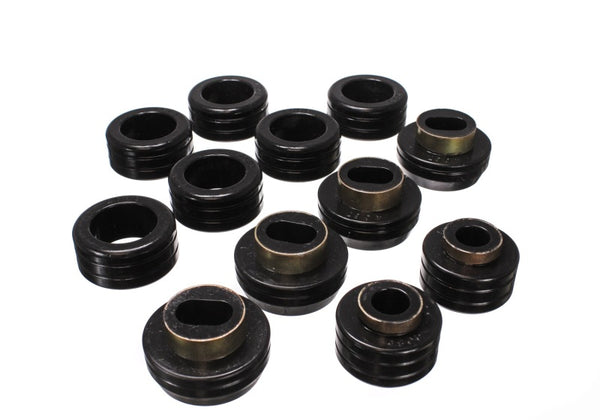 Energy Suspension 83-04 GM S-10/S-15 PU 2WD/4WD Black Body (Cab) Mount Set - 3.4130G for 1982-2003 Chevrolet S10 - front view