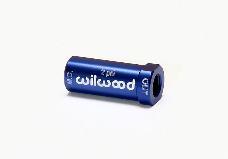 Wilwood Residual Pressure Valve - 2psi - Blue - 260-13706