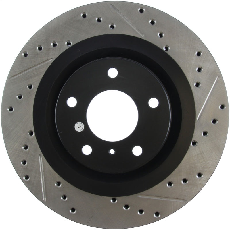 StopTech 06-07 350Z / 05-07 G35 exp Sport/ 06-07 G35X SportStop Slotted &amp; Drilled Front Left Rotor - 127.42080L