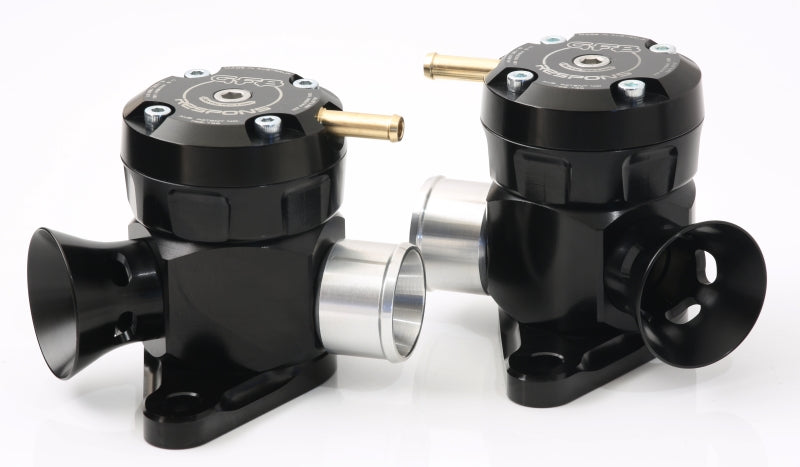 GFB 09+ Nissan GTR TMS Respons Twin Valve Blow Off Valve Kit - T9005 for 2009-2024 Nissan GT R - front view