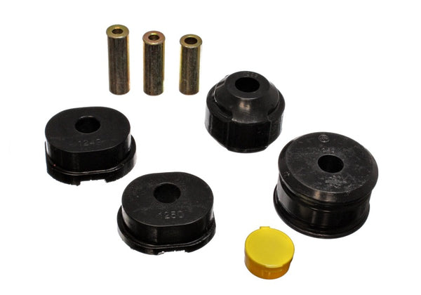 Energy Suspension 05-07 Scion tC Black Motor and Transmission Mount Bearings - 8.1104G for 2005-2007 Scion tC - front view
