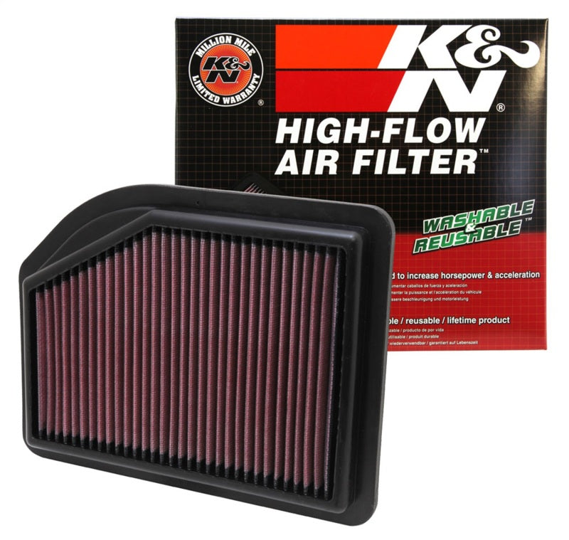 K&N Replacement Filter 10.219in O/S Length x 7.875in O/S Width x 1.125in H for 12 Honda CR-V 2.4L - 33-2477