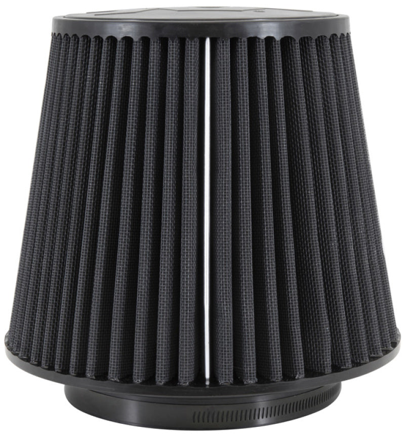 K&N Universal Rubber Filter-Round Tapered 6in Flange ID x 9in Base OD x 6.625in Top OD x 7.5in H - RU-5177HBK