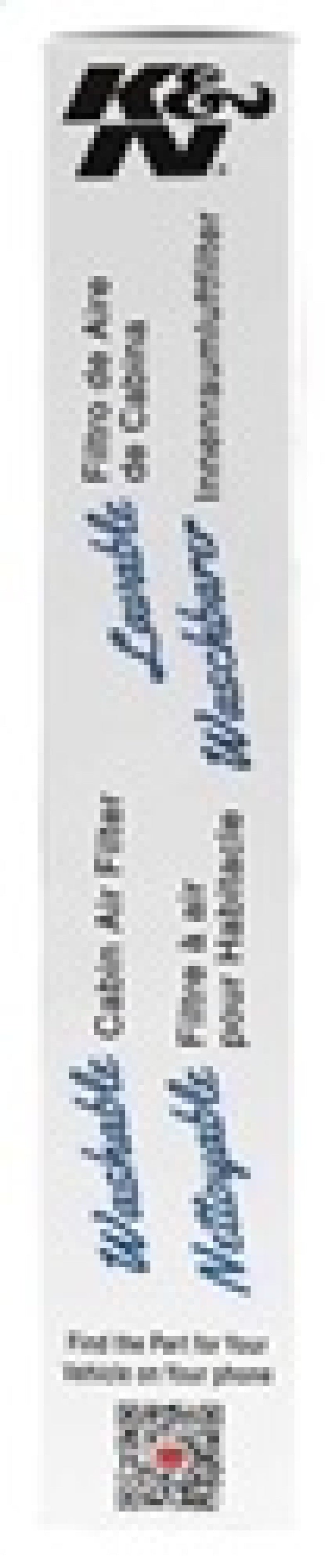 K&N 05-15 Nissan Frontier, Mid-size Pickups & SUVs Cabin Air Filter - 2 per Box - VF1001