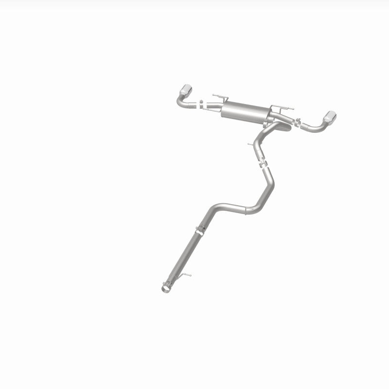 MagnaFlow 10-12 Mazda 3 L4 2.5L Hatchback Split Rear Exit Stainless Cat Back Performance Exhaust - 15146