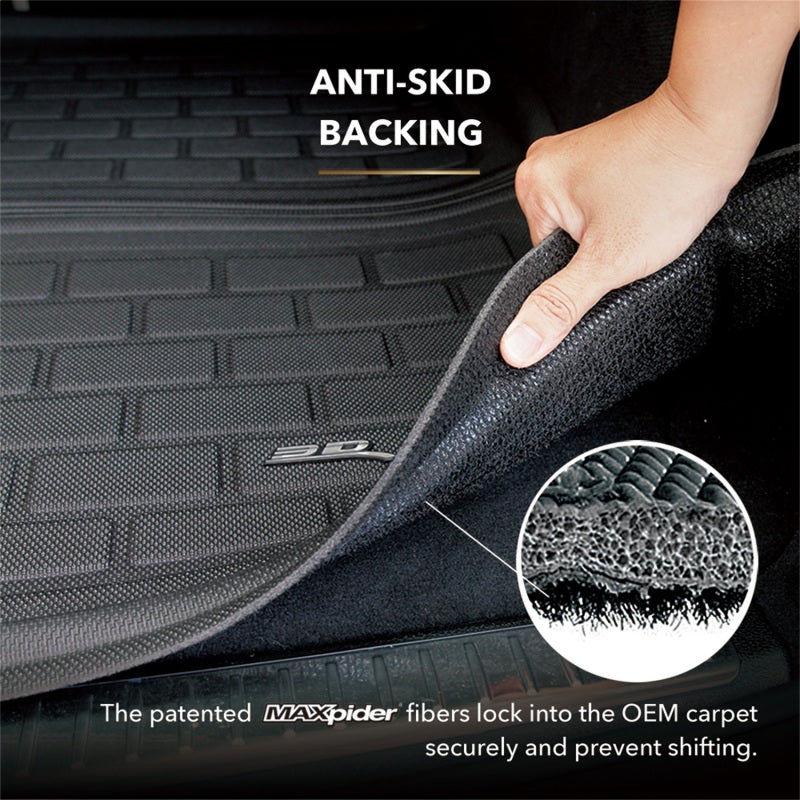3D MAXpider 2015-2023 Ford Mustang Kagu Cargo Liner - Black - M1FR0861309