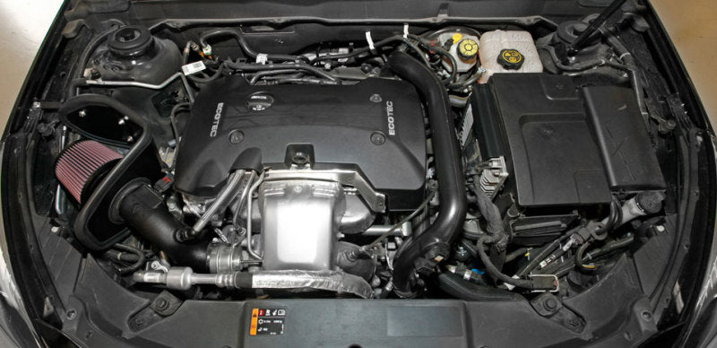 K&N 13-15 Chevrolet Malibu L4-2.0L 57 Series FIPK Performance Intake Kit - 57-3091 for 2013-2015 Chevrolet Malibu - angle vie