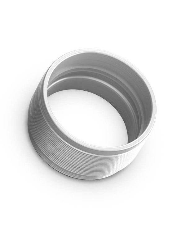 fifteen52 Super Touring Threaded Snout Anodized Silver w/Satin Clear Cover Plate - 52-ST-SNOUT-SILVER by fifteen52