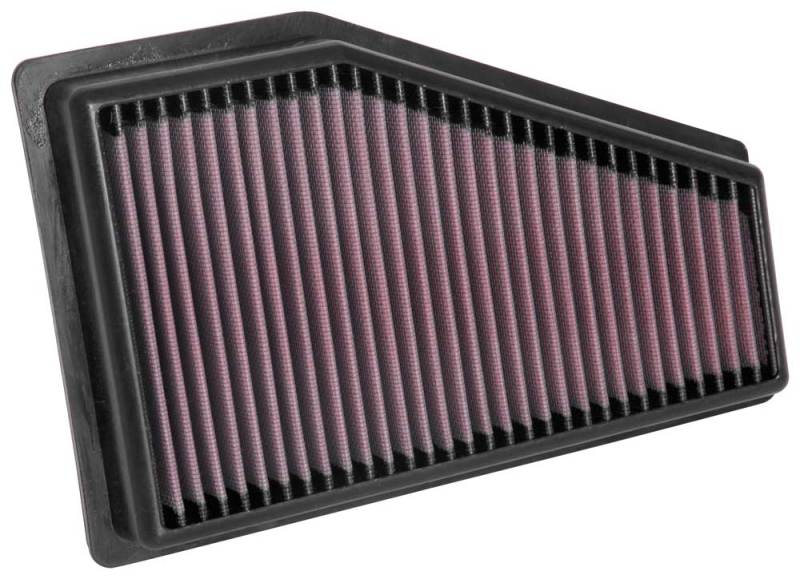 K&N 2019 Jeep Cherokee L4-2.4L V6-3.2L F/I Replacement Drop In Air Filter - 33-5089 for 2019-2023 Jeep Cherokee - front view