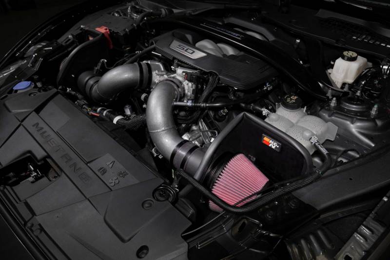 K&amp;N 2024+ Ford Mustang V8 5.0L Typhoon Performance Air Intake System - 69-3541TC