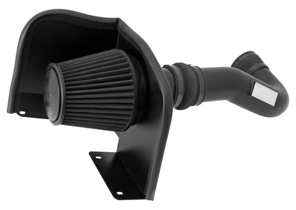 K&N 07-08 Chevy Silverado 1500 4.8L/5.3L V8 / 07-08 GMC Yukon 4.8L/5.3L V8 Black Perf Intake Kit - 71-3058 for 2007-2008 Cadi