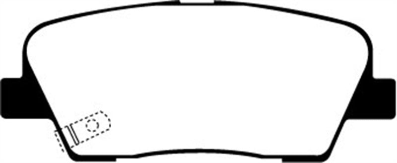 EBC Yellowstuff Rear Brake Pads DP41806R