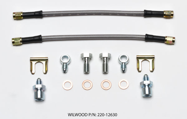 Wilwood Flexline Kit D52 Caliper 10in w/ Banjo 10mm -3/8-24 Chassis - 220-12630 by Wilwood
