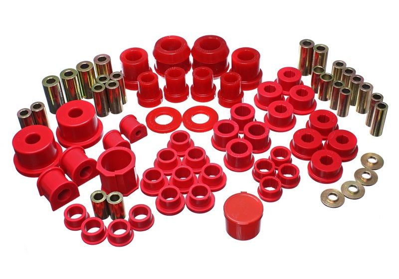 Energy Suspension 06-14 Mazda Miata Red Master Bushing Set - 11.18104R for 2006-2014 Mazda MX 5 Miata - front view