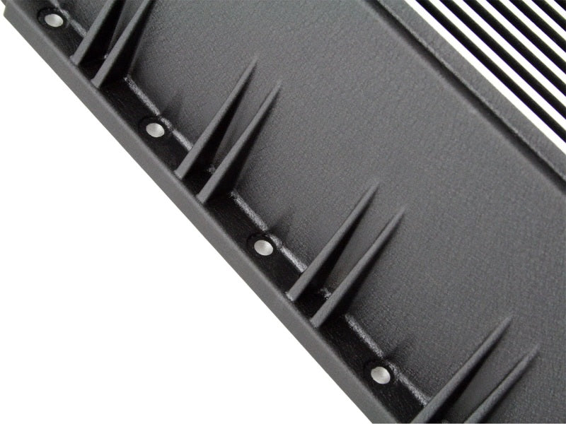 afe Transmission Pan (Black); Ford Diesel Trucks 03-10 V8-6.0/6.4L (td) - 46-70122-1