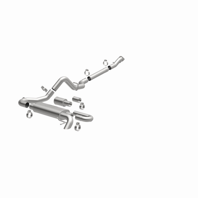 MagnaFlow 2021 Ford Bronco Overland Series Cat-Back Exhaust w/ Single Straight Driver Exit- No Tip - 19559