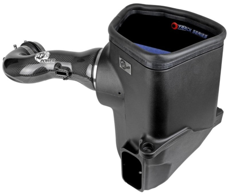 aFe 19-20 GM Trucks 5.3L/6.2L Track Series Carbon Fiber Cold Air Intake System With Pro 5R Filters - 57-10015R