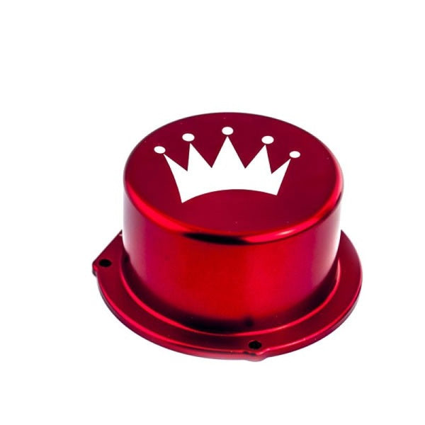 Turbo XS 15-16 Subaru WRX Billet Aluminum Vacuum Pump Cover - Red - W15-VPC-RED for 2015-2016 Subaru WRX - front view