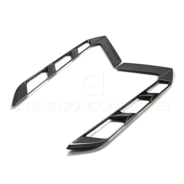 Anderson Composites 20-21 Chevrolet Corvette C8 Carbon Fiber Rear Hatch Vents - AC-DSV20CHC8 by Anderson Composites