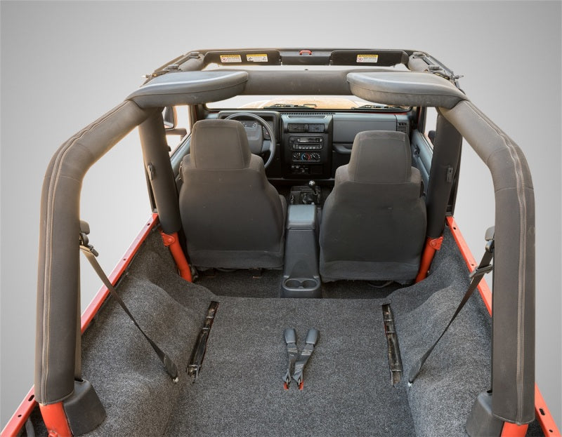 BedRug 03-06 Jeep LJ Unlimited Rear 4pc Cargo Kit (Incl Tailgate &amp; Tub Liner) - BRLJ04R