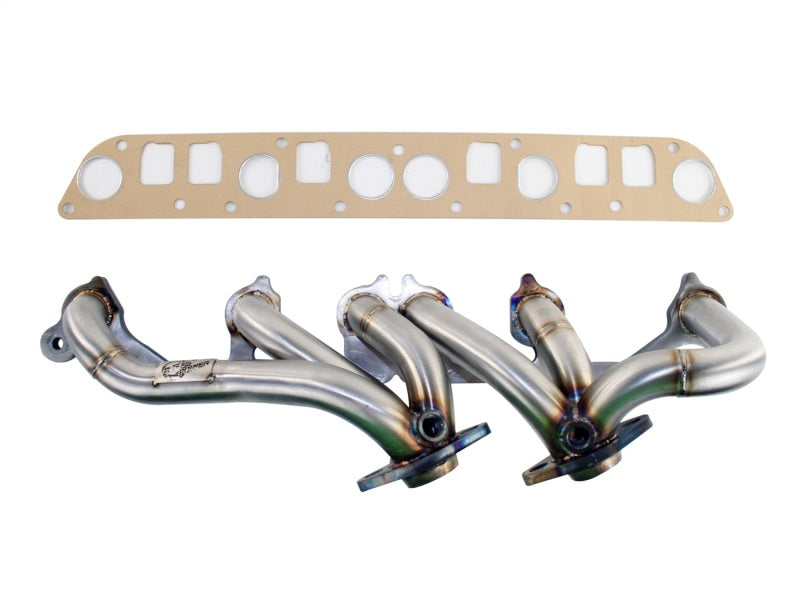aFe Twisted Steel Header SS-409 HDR Jeep Wrangler TJ 00-06 I6-4.0L - 48-46202