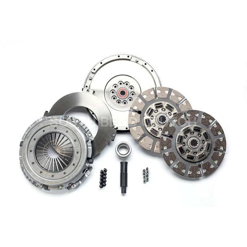 South Bend Clutch 08-09 Ford 6.4L ZF-6 Street Dual Disc Organic Clutch Kit - SFDD3250-6.4-ORG