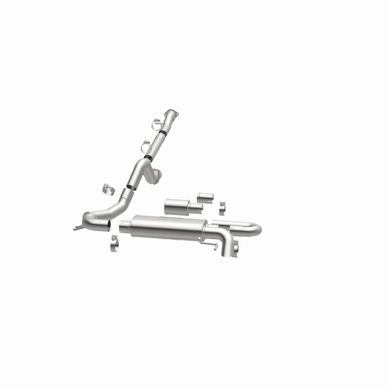 MagnaFlow 2021 Ford Bronco Overland Series Cat-Back Exhaust w/ Single Straight Driver Exit- No Tip - 19559