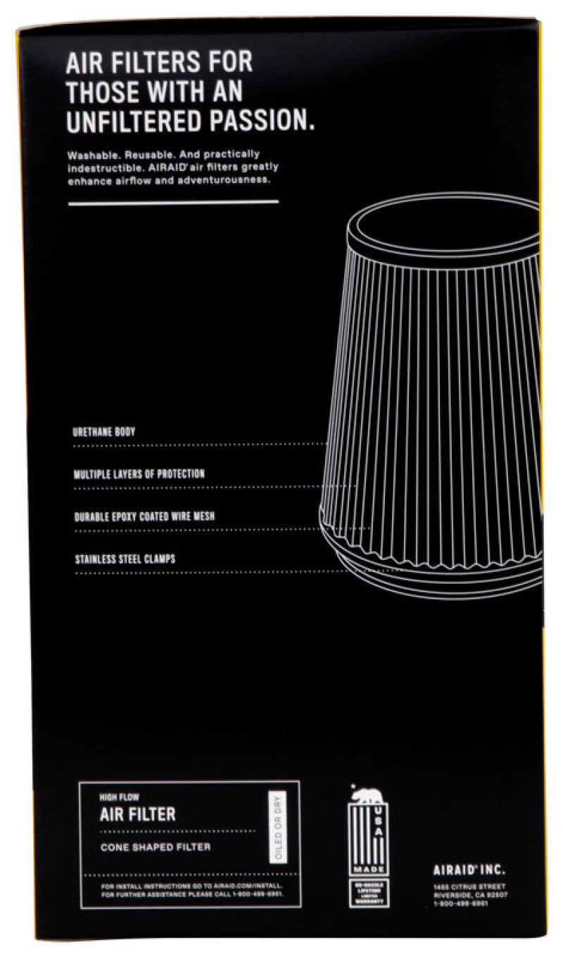 Airaid Universal Air Filter - Cone 4 x 6 x 4 5/8 x 9 - 701-470