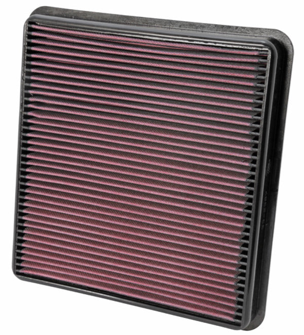 K&N 07-10 Toyota Tundra/Sequoia/Land Cruiser Drop In Air Filter - 33-2387 for 2008-2021 Lexus LX - front view
