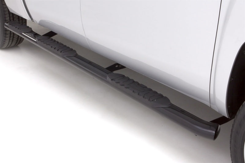 Lund 09-17 Dodge Ram 1500 Crew Cab (5.5ft. Bed) 5in. Oval WTW Steel Nerf Bars - Black - 26097043