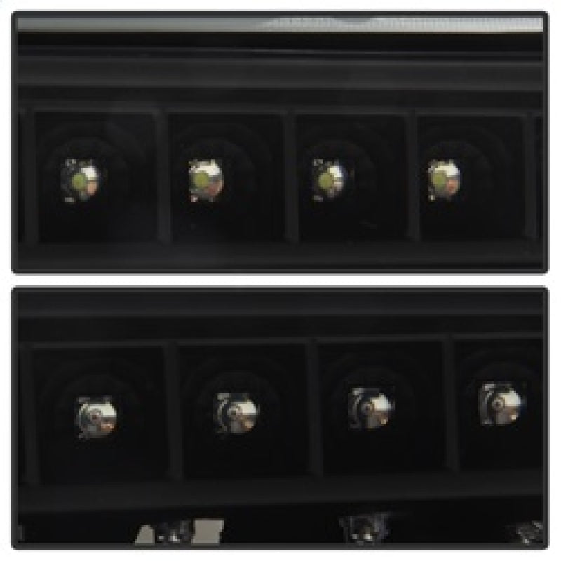 xTune GMC Sierra 99-06 /Yukon 00-06 Headlights &amp; LED Bumper Lights - Black HD-JH-GS99-LED-SET-BK - 9037399