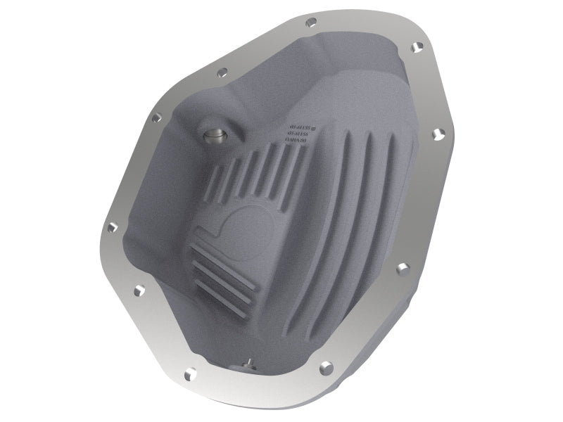 afe Rear Differential Cover (Raw; Street Series); Dodge Diesel Trucks 94-02 L6-5.9L (td) - 46-70030