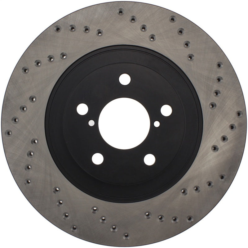 StopTech Drilled Sport Brake Rotor - 128.47021L for 2013-2023 Subaru BRZ - front view