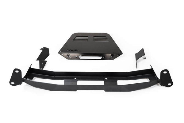 Addictive Desert Designs 21-22 Ram 1500 TRX Stealth Fighter Winch Kit - AC6215660103 for 2021-2023 Ram 1500 - front view