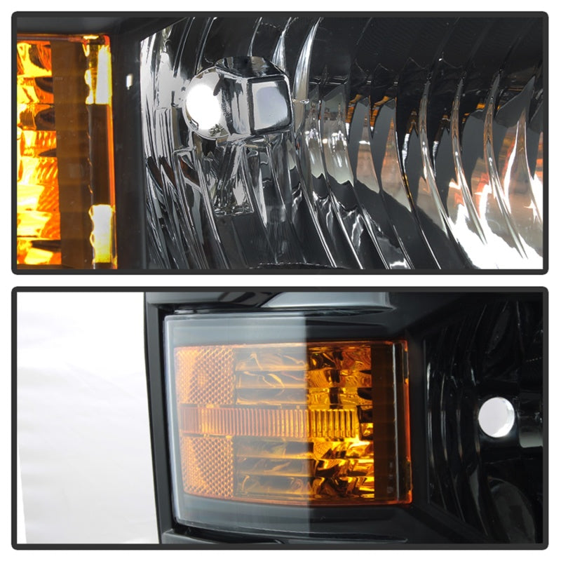 Spyder Chevrolet Silverado 1500 14-15 (Non-HD) OEM Style Headlights - Black HD-JH-CS14-AM-BK - 9040085