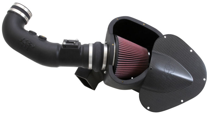 K&amp;N 11-12 Ford Mustang GT 5.0L V8 Aircharger Performance Intake Kit - 63-2578