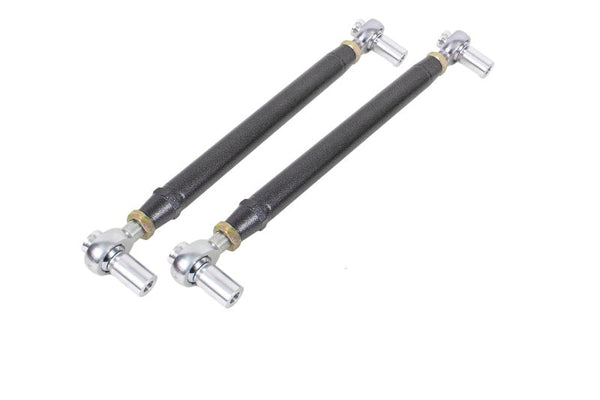 BMR 79-98 Fox Mustang Chrome Moly Lower Control Arms w/ Double Adj. Rod Ends - Black Hammertone - MTCA052H for 1979-1998 Ford