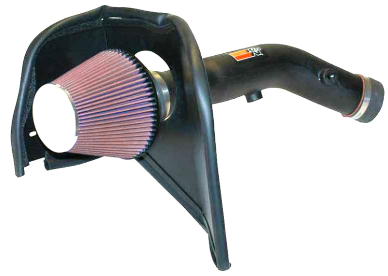 K&N 04 Chevy Colorado / GMC Canyon L5-3.5L Performance Intake Kit - 57-3043 for 2004-2006 Chevrolet Colorado - front view